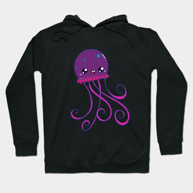 Jellyfish Hoodie by MmzArtwork